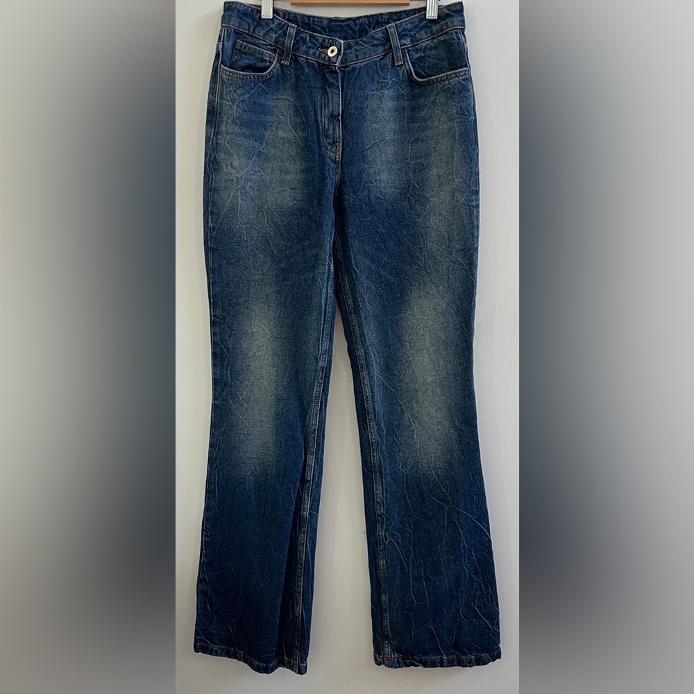 Collusion Women's Flare Jeans in Dark Blue Wash Size:6 NWT